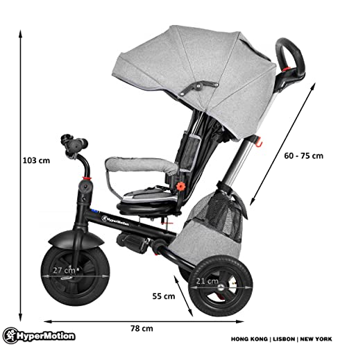 HyperMotion, Passeggino Triciclo per bambini da 12...