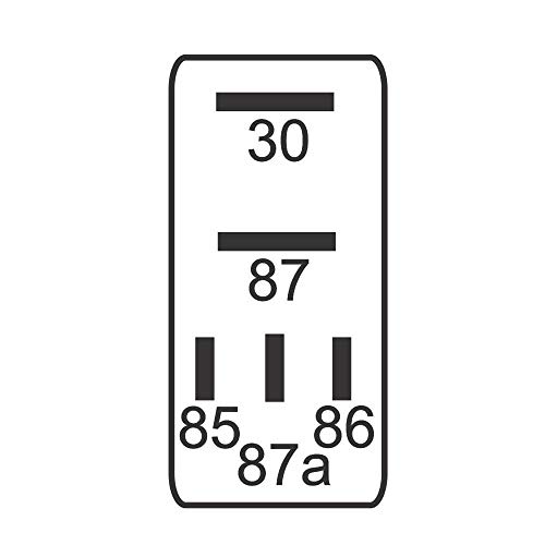 DNI, 7535, Mini Rele com Soquete Chicote Modular - 40 / 30A 12V 5 Term