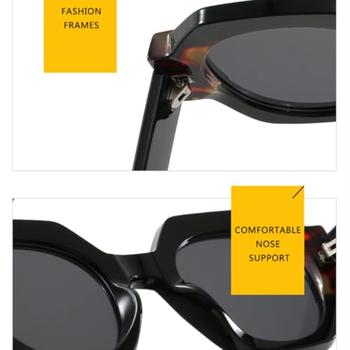 Lunettes de soleil tendance et luxueuses style rétro chic UV400 - 5