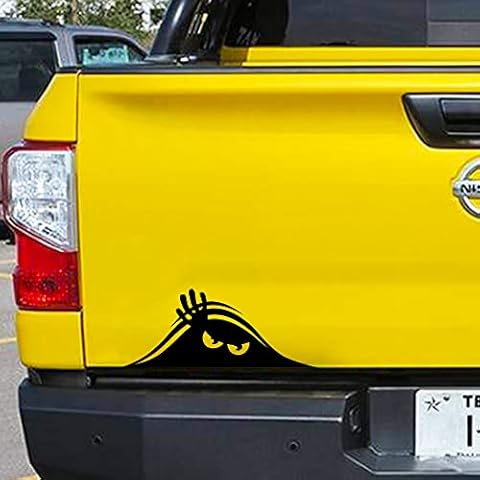 Stickios Peeking Monster Car Sticker Cover