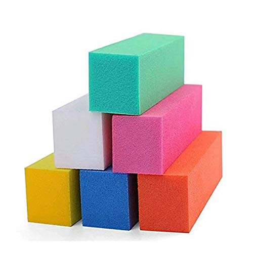 Lot de 5 polissoirs à ongles professionnels lavables 4 voies pour manucure gel naturel et faux ongles pour manucure professionnelle salon de beauté à domicile studio de maquillage Cover