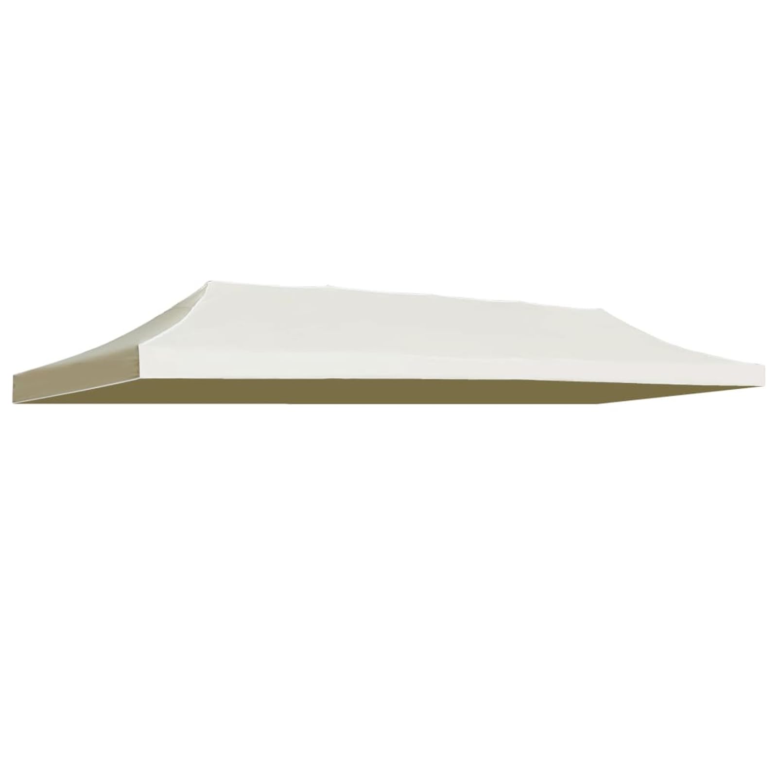 Gecheer Cream Party Tent Roof 580x291cm, UV & Water Resistant, 600D Oxford with PVC, Ideal for Outdoor Use - No Frame Included Model44986