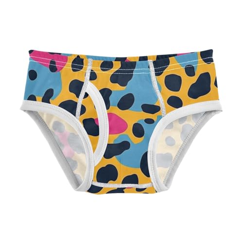 KLL Modern Leopard Pattern Toddler Boys Comfort Underwear Cute Undies