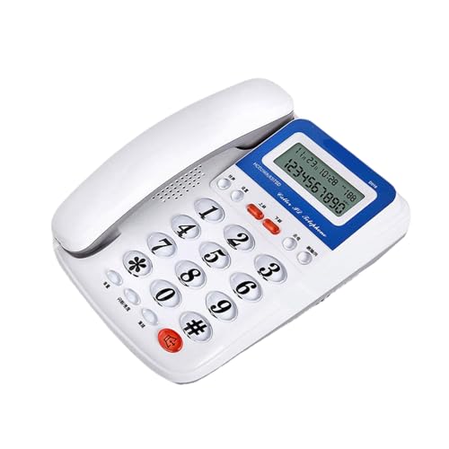 Téléphone fixe filaire D016 musique en file d'attente sans batterie réseaux fixes bureau