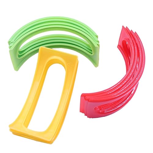 HOLIDYOYO 24 Set Stackable Tray for Booth Taco Stand for Restaurant Creative Food Storage Rack Curved Food Rack