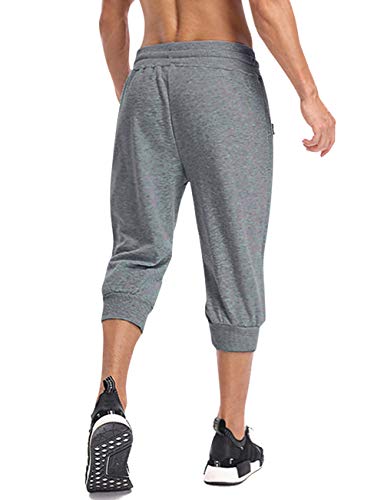 Magnivit Men's Yoga Pants Suitable For Ashtanga,Bikram,Hot Yoga,Hatha Dark Grey #TOP1