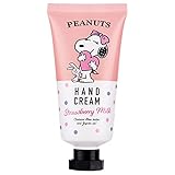 PEANUTS 使うのが楽しくなるスヌーピーデザインのハンドクリーム 30ｍL ストロベリーミルクの香り(保湿 SNOOPY)ギフト ホワイトデー 新生活 母の日 卒業 送別会 プチギフト