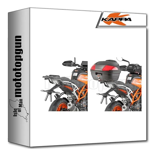 Support Monolock Kappa KZ7707 évite le sac au dos lourd sur KTM Duke 390 et 125