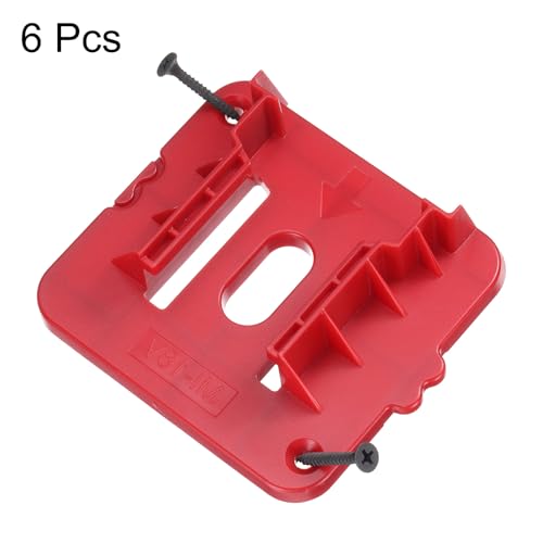 HARFINGTON Suporte de bateria com 5 peças, suporte de parede, base para armazenamento de bateria par