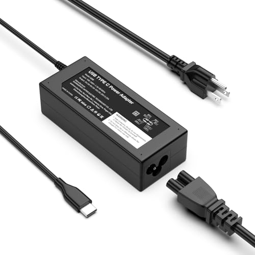 65W USB C Laptop Charger Laptop Charger Type C Chromebook Charger for All