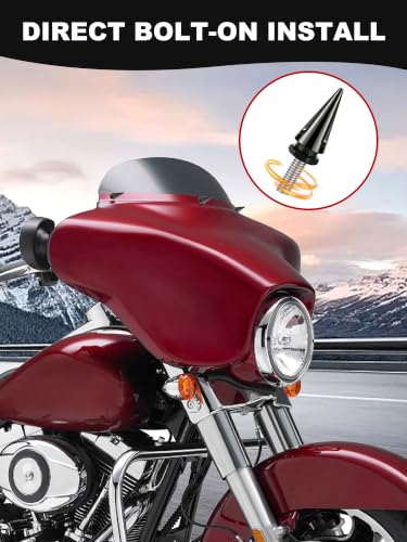 Image of Windshield Bolts, Fairing Bolts Fit for Harley Touring 1996-2013 | Compatible for Harley Street Glide, Ultra Classic, Ultra Limited, Tri Glide, Electra Glide, Windscreen Screws, Black