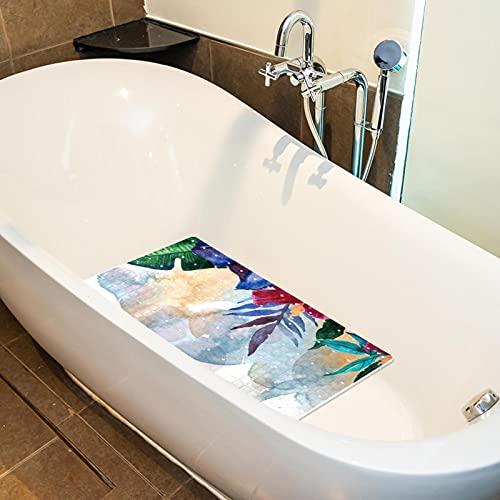 Tapis de bain antidérapant avec ventouses et trous de drainage - 5