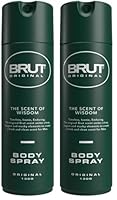 Brut Original Body Spray Deodorant 130 g (Pack of 2)