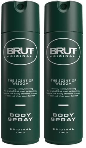 Brut Original Body Spray Deodorant 130 g (Pack of 2)