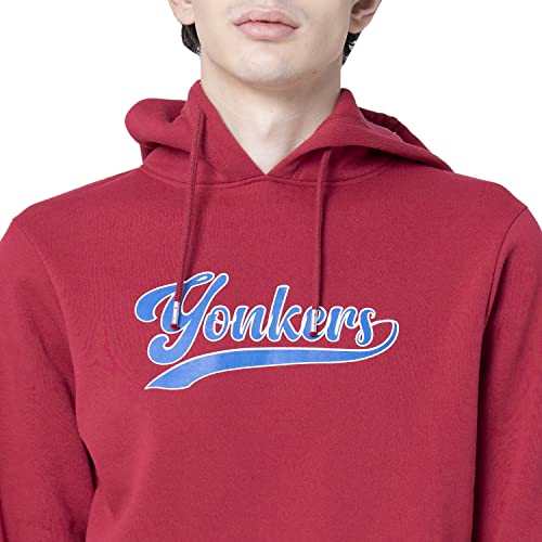 Image of Red Tape Stylish Cherry Hooded Sweatshirt for Men| Graphic Print and Kangaroo Pocket