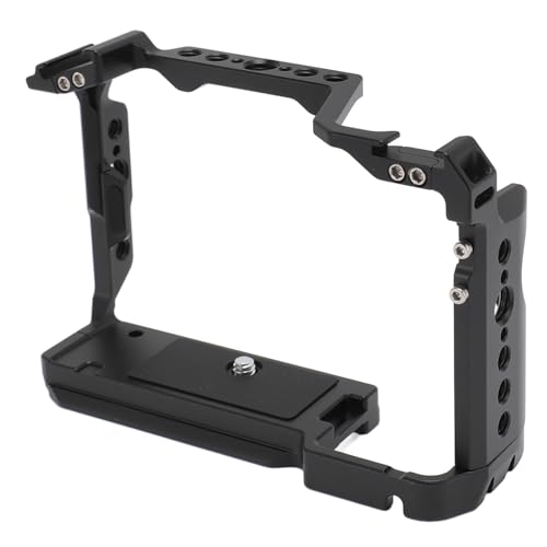 Image of Professional Camera Cage Lightweight Aluminum Video Shooting Rig Cage for A7CII A7CR DSLR Camera Accessories