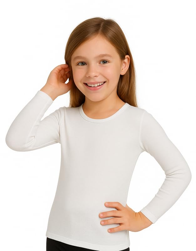 Maillot de corps fille coton anti-irritation hiver lot de 3