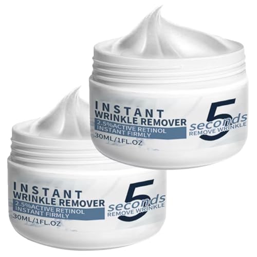 Crème Anti-Rides 5 Secondes, Crème Anti-Rides Instantanée, Roveaskin Anti Ridès Instant, Crèam De Jour Visage Anti-âge Et Anti-Ridès, Multi-effet Anti-Ridés Crèam, Creme Hydratante Visage (2)
