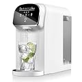 Portable RO Water Filter System with UV, 5-Stage Reverse Osmosis Filtration, 5:1 Pure to Drain, No Installation Required, Portable Water Purifier for Home Kitchen - White