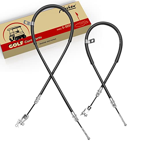 Roykaw Club Car Precedent Brake Cable Set Driver & Passenger Side for 2004-Up Gas/Electric Golf Cart, Replaces OEM # 103528701, 103528702, 102557501, 102557502