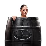 Ice Barrel Ice Bathtub (Black) - Freestanding Cold Therapy Training Tub – An Ice Bath Tub for Athletes - Adult Spa for Ice Baths and Soaking