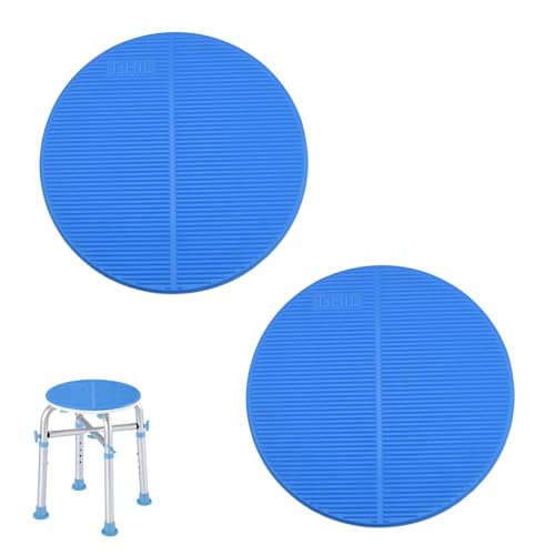 Shower Stool Bench Mat Round Shape, Bath Seat Chair