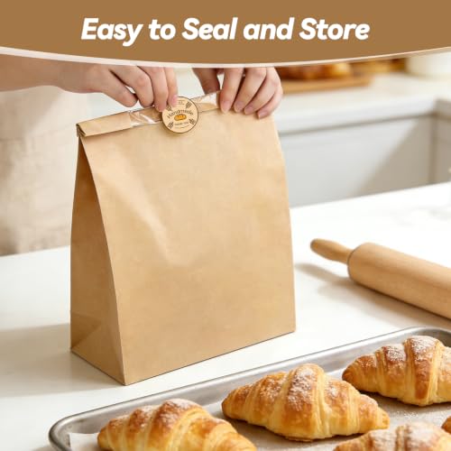 100 Pcs Extra Thick Bread Bags