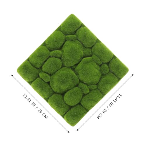 Panneau en mousse imitation verte Abaodam solide 3pcs décor mural