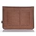 13 inch Felt Laptop Bag Protective UltraSlim Business Carrying Envelope Sleeve Case, Compatible with Apple MacBook Air Pro, Asus Dell Microsoft Notebook Chromebook Ultrabook Gray (Coffee, 13")