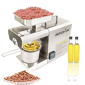 IMPERIUM Stainless Steel 6kg/hr, 600-Watt Automatic Oil Maker Machine with Simplified Digital Temperature