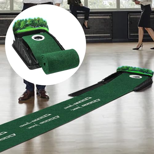 Tapis de putting de golf pour corriger sa posture à la maison sans perdre de temps de ramassage