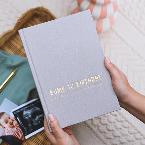 Bump To Birthday - Pregnancy & First Year Journal (Foil And Fabri...