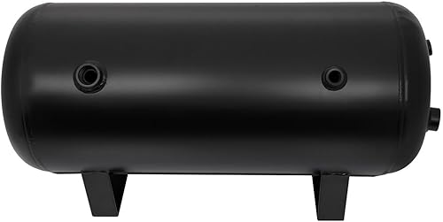 Miniatura 8 de Tanque de compresor de aire de 8 puertos de 5 galones (18 litros), repuesto de 151 PSI para suspensión de aire de coche, bocina de tren