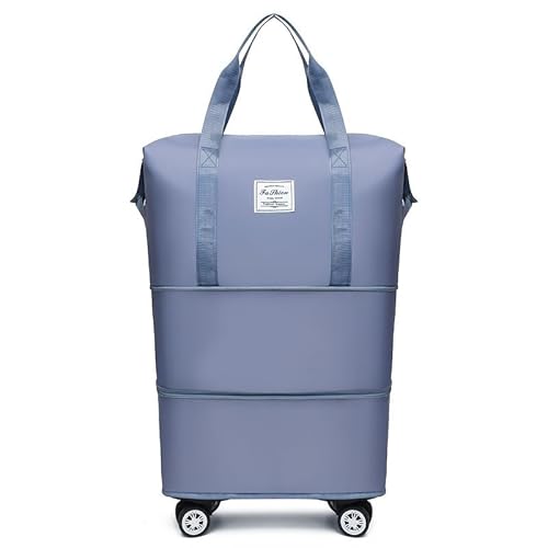 With Detachable Strap, Large Capacity Carry-on Bag For Travel, Business Trip, Gym & Overnight (light Blue)