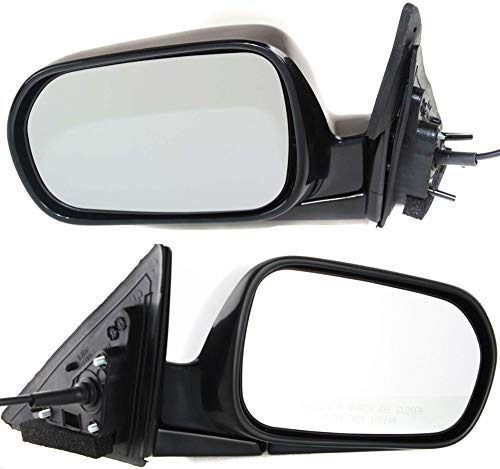 Kool Vue Driver & Passenger Side Power Non-Heated Mirrors for Honda Accord 1998-2002 Paintable 4-Door, Sedan, USA Built Vehicle