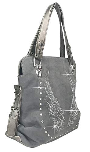 Bling Purse Double Handles Rhinestone Wing Purse4