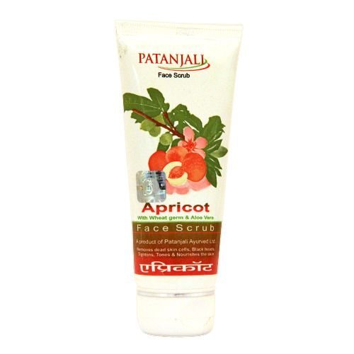 5 x Patanjali Face Scrub Apricot, 60 gms (300 gms