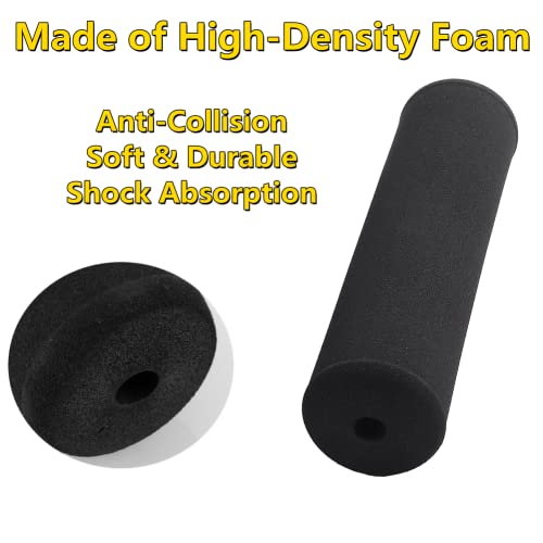 Qiilu Crossbar Handlebar Protector Pads, Round Motorcycle Handlebar Crossbar Bar Pad Protector For Motocross Dirt Bike Atv Quad Black #TOP2