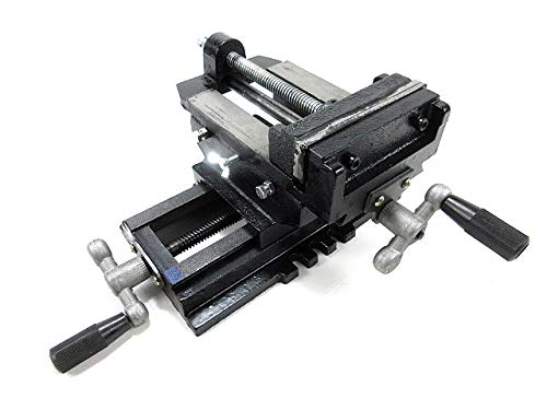 スライド クロスバイス 125 mm 左右 スライド式 万力 卓上 DIY 作業台 固定工具 作業工具 締付工具 前後 整備 修理 鈑金 溶接 日曜 大工 新品 スライド クロスバイス 125 mm 左右 スライド式