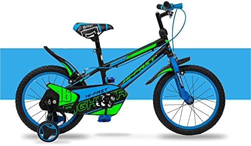 Buy HI-FAST 16 inch Kids Cycle for 4 to 7 Years Boys & Girls with ...