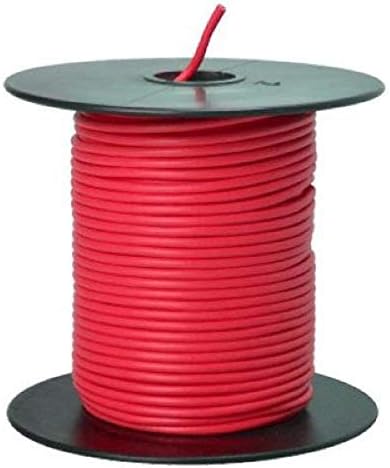 Southwire 55667423 Primary Wire, 18-Gauge Bulk Spool, 100-Feet, Red