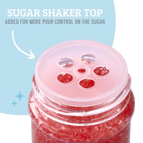 Image of Sweets Indeed Sprinkles, 4 Pack, Edible Sprinkle Mix, Perfect for Cake Decorations, Baking, Ice Cream, Cookies, Cupcake Topper (Dye Free Sweetheart)