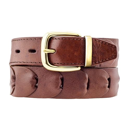 Kangaroo Linked Leather Belt - Maranoa - 1