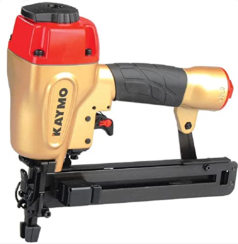 Image of Kaymo PRO-PS9040 Air Pneumatic Stapler 12-40mm | Gold with Red | Air Pressure: 75-100 psi