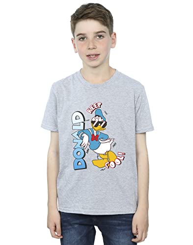 Disney Boys Donald Duck Cool T-Shirt Sport Grey 9-11 Years