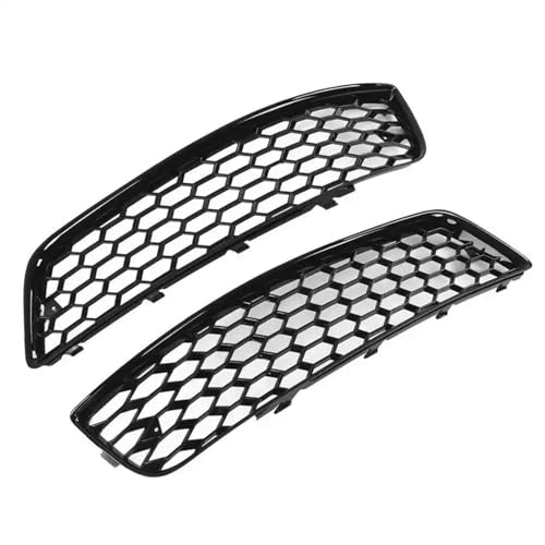 Garniture de couverture calandre antibrouillard finition noir brillant durable - 2