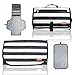 Portable Diaper Changing Pad & Baby Changing Pad – 2 Foldable, Waterproof, Lightweight, Travel Size, and Wipeable Diaper Changing Mat. Includes Soft Head Pillow & Storage Pockets - for Infants & Baby