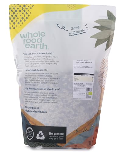 Wholefood Earth - Bio-Kürbis und Sonnenblumenkerne - roh - gentechnikfrei - 3kg