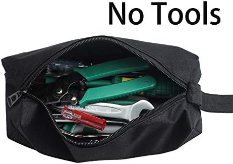 Pack Zipper utility waterproof canvas pouches /small screws nails tool organizer/mini nuts empty heavy duty Multipurpose bags/bolts and nuts