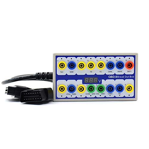 Moniss Automóvel Profissional OBD-2 Break Out Box Diagnóstico a Bordo Breakout Box Detector de Proto